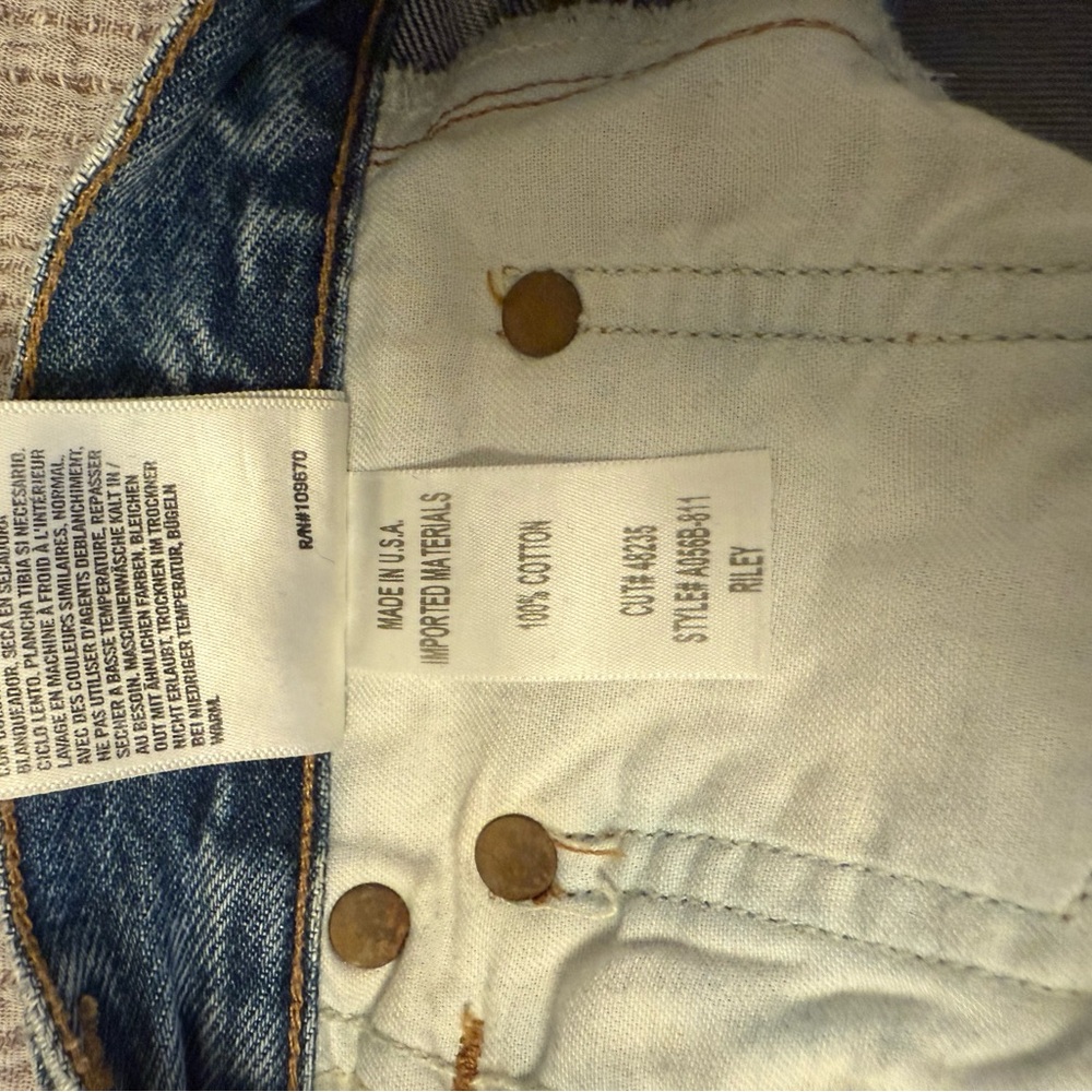 Agolde Riley High Rise Straight Crop Jean - Picture 5 of 5